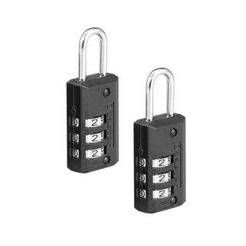 MASTER LOCK Model No. 646T  13/16in (20mm) Wide Set Your Own Combination Lock; 2 Pack
