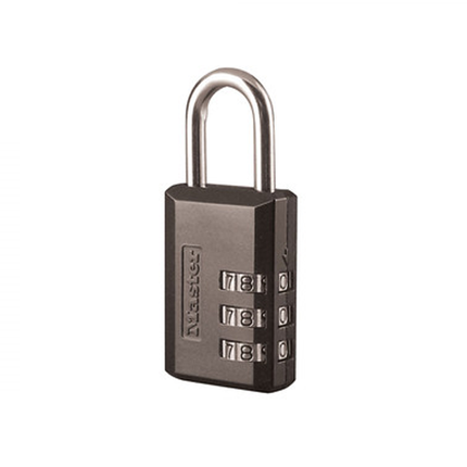 MASTER LOCK Model No. 647D 1-3/16in (30mm) Wide Set Your Own Combination Lock