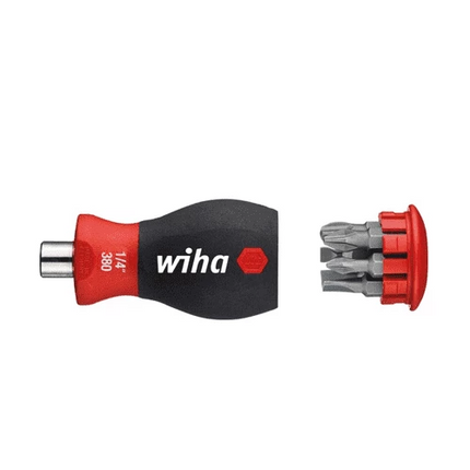wiha Magnetic Bit Screwdriver Stubby SB3801-01(Stubby)