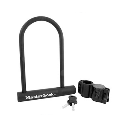 MASTER LOCK Model No. 8170D 6-1/8in (15cm) Wide Hardened Steel U-Lock with 8in (20cm) Shackle Clearance
