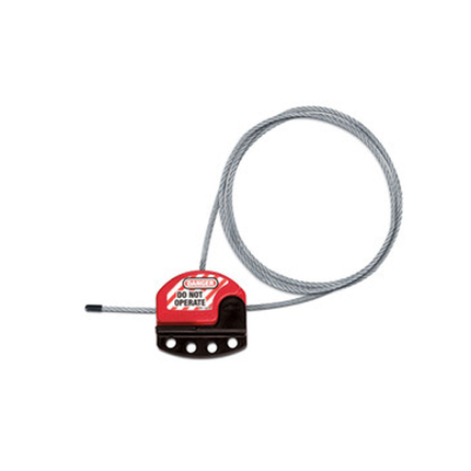 MASTER LOCK Model No. S806 Adjustable Cable Lockout, 6ft (1.8m) Cable