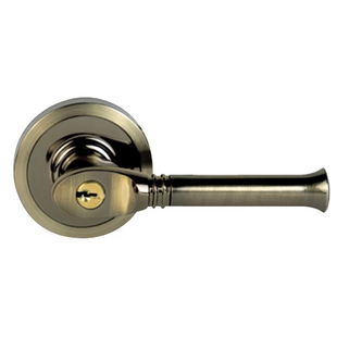 JUNGHWA Tubular Lever Door Handles (Bedroom, Bathroom) 2100 BERKINGUM (AB)