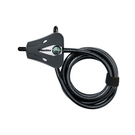 MASTER LOCK Model No. 8418D 6ft (1.8m) Long x 5/16in (8mm) Diameter Python™ Adjustable Locking Cable; Silver and Black