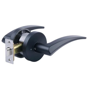 JUNGHWA Tubular Lever Button Lock Door Handles 1000 FEELING BK