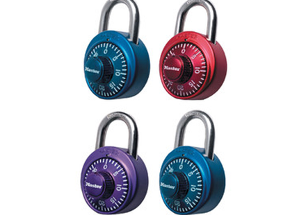 MASTER LOCK Model No. 1530DCM  1-7/8in (48mm) Wide Combination Dial Padlock with Aluminum Cover