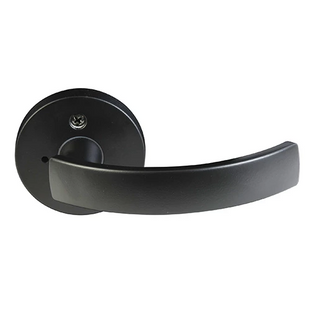 JUNGHWA Tubular Lever Button Lock Door Handles 1000 BOW BK