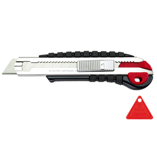 NT CUTTER Breakaway-Blade Utility Knives, Metal & Rubber Cartridge L "L-2500GRP"