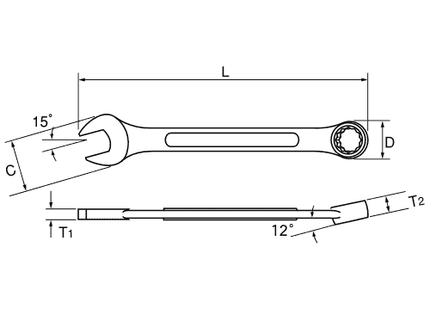 ASAHI TOOLS  Combination Wrench (INCH)