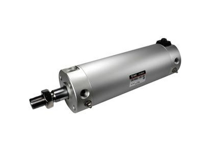 SMC CBG1 Series End-Lock Cylinder, Round Body, CDBG1BN20-75-HL