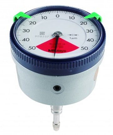 Mitutoyo 2990T-10 Series 2 Back-Plunger Dial Indicator, 0.1 mm