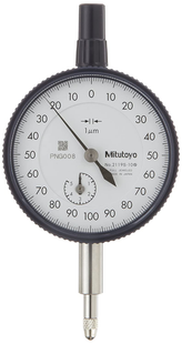 Mitutoyo 2119S-10 Dial Indicator, Lug Back Plate