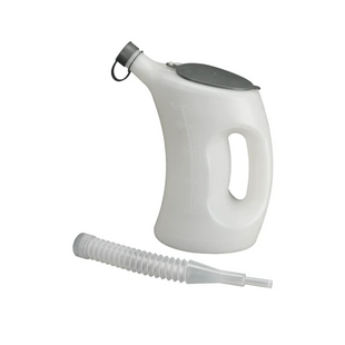 Measuring jug with cover-FLA-PE 5ℓ-transparent