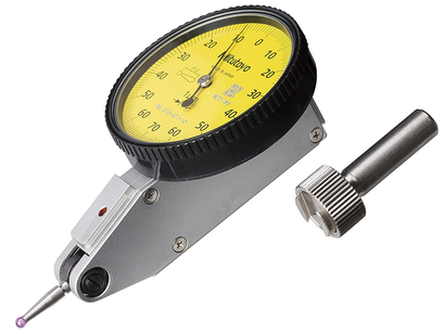 Mitutoyo 513-471-10E DIAL TI, BAS, STD 0.14 mm, 1 μm Accuracy, 0.001 mm, Yellow