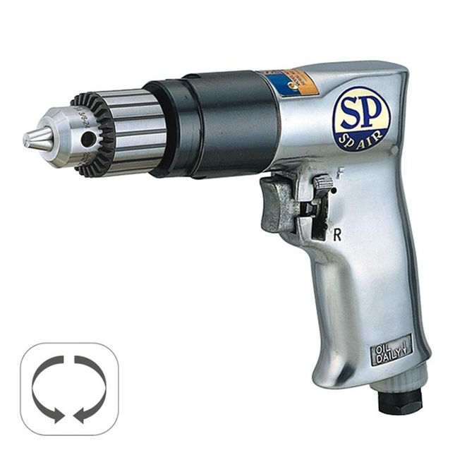 SP AIR air drill 10 mm (with forward / reverse rotation mechanism) SP-1525