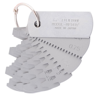 Fuji Gear Tooth Gauge Module Pitch 0.5-5mm Pressure Angle 20 ° ,MP-S20