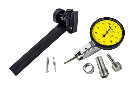 Mitutoyo 513-405-10T DIAL TI, Full, STD 0.2 mm, 1 μm Accuracy, 0.002 mm, Yellow