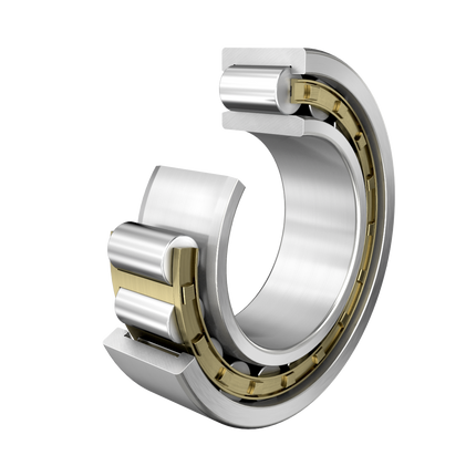 FAG NU211-E-M1 Cylindrical Roller Bearing, Brass Cage