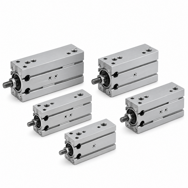 SMC CU32-70A Free Mount Cylinder ø32 Bore 70mm Stroke — Air Cushion, Multi-Surface Mounting