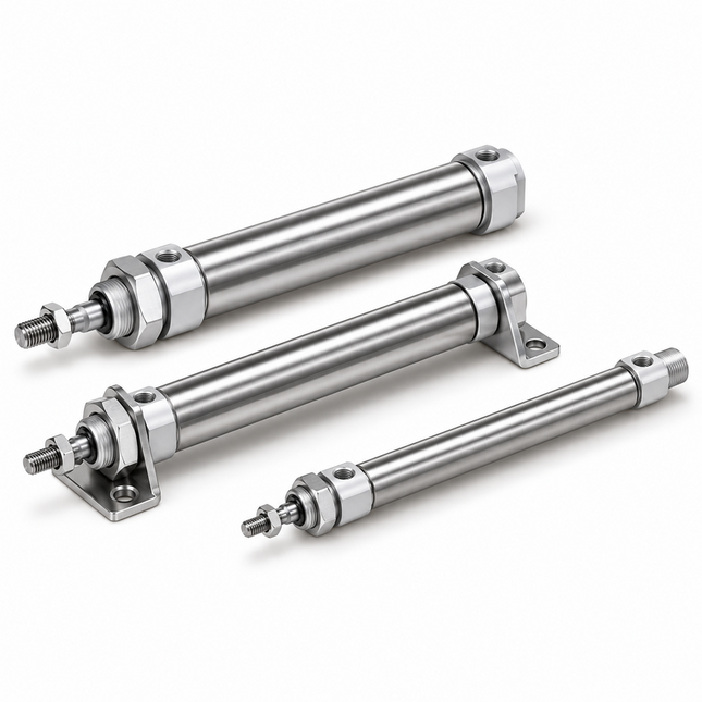 SMC CD85N10-30-B ISO 6432 Air Cylinder ø10 Bore 30mm Stroke — Magnet, Basic Mount