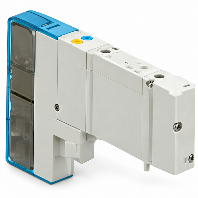 SMC SY3200-5U1-NA 5-Port Solenoid Valve SY3000 Plug-in — Base Mounted, Low Power
