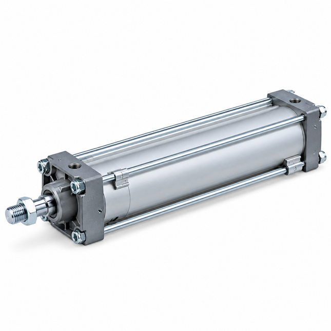 SMC CA2L40-650Z Air Cylinder ø40 Bore 650mm Stroke — Air Cushion, Foot Mount, Long Stroke