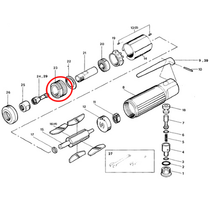 SP VESSEL Nut for SP-1200