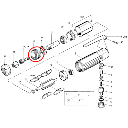SP VESSEL Nut for SP-1200