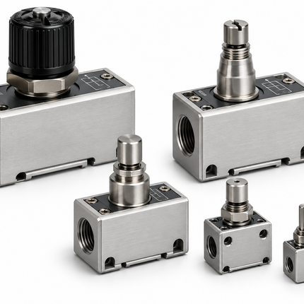 SMC AS4000-04 Speed Controller In-Line Rc1/2 — Meter-Out Flow Control, Standard Type