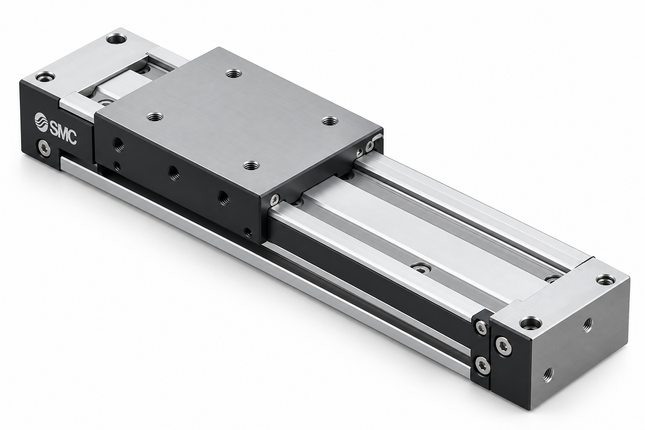 SMC MY1M16-400L Rodless Cylinder ø16 Bore 400mm Stroke — Slide Bearing Guide, Mechanically Jointed
