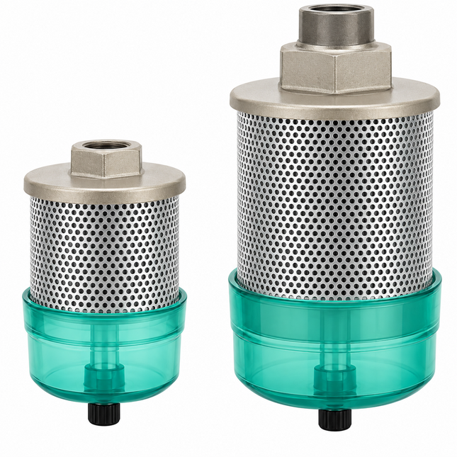 SMC AMC310-03B Exhaust Cleaner 3/8" — Silencer with 99.9% Oil Mist Recovery