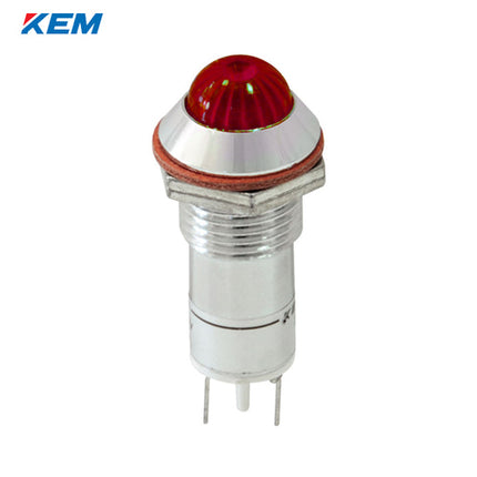 KEM KEM LED Indicator Light, Ø12mm, High-Brightness, AC110V, Red KLHRANU-12A110R