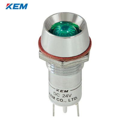 KEM KEM LED Indicator Light, Ø12mm, High-Brightness, DC5V, Green KLRAU-12D05G