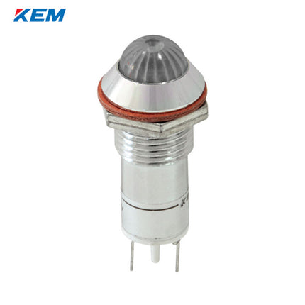 KEM KEM LED Indicator Light, Ø12mm, High-Brightness, AC110V, White KLHRANU-12A110W