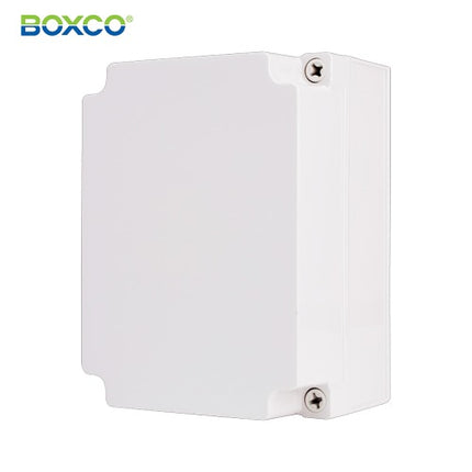BOXCO Terminal Box, Plastic Enclosure, Bolt Type, ABS, Gray Cover BC-AGS-121710
