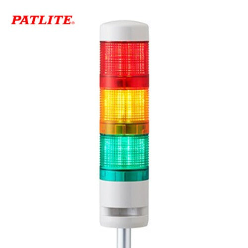 PATLITE Signal Tower Light, 60mm, 3-Tier, Pole Mount MR6-302Q-RYG