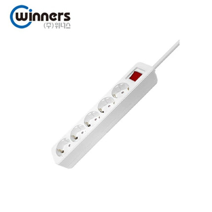 WINNERS Power Strip (Multi-Tap Cord), 5-Outlet, 4.5 m CM222-25655