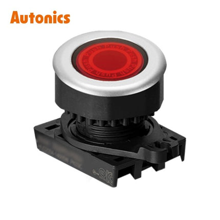 AUTONICS Push Button Switch, LED Illuminated, Ø30, Red S3PF-P3R