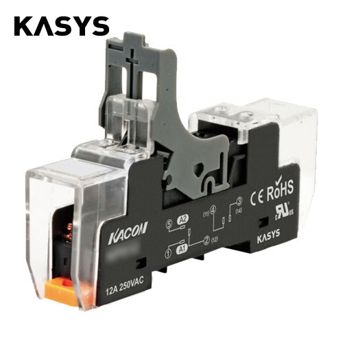 KACON Socket with Safety Protective Cover for K706-1PL (Pack of 10) KPX12-P