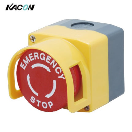 KACON Emergency Reset Switch, Integrated Guard Type, Non-Illuminated, Voltage-Free KEX-G801R-B60
