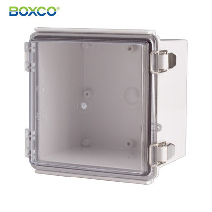 BOXCO Terminal Box, Plastic Enclosure, Hinge Type, ABS, Transparent Cover BC-ATP-151512