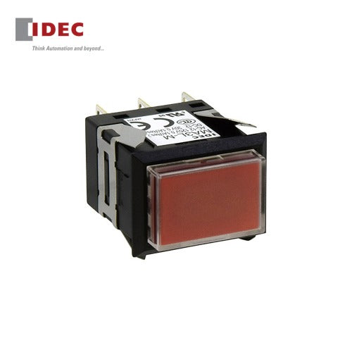 IDEC Push Button Switch, Illuminated, Square, Red MA3L-M1341R