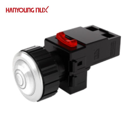 HANYOUNG Pilot Lamp, Ø30, White, 100-240V AC MRP-AA0W