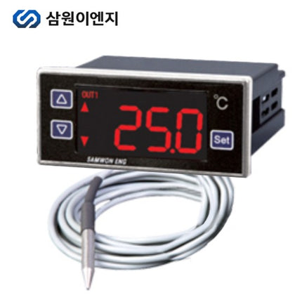 SAMONE ENG Temperature Controller, Sensor Included, DC24V SU-103s