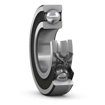 SKF 63005-2RS1 Deep Groove Ball Bearing, Sealed Both Sides