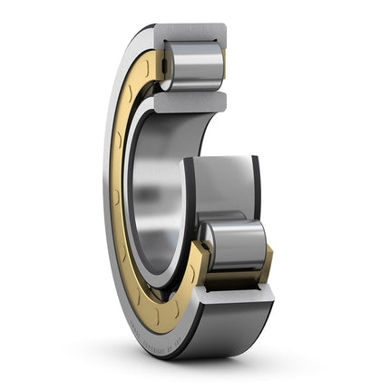 SKF NU211ECM Cylindrical Roller Bearing, Brass Cage