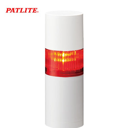 PATLITE Signal Tower Light, LED, Buzzer Type, 1-Tier, Red, DC24V LR6-102PJBW-R