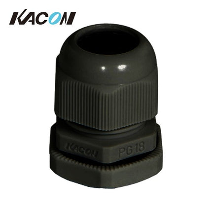 KACON Cable Gland, Cord Lock Connector, Black (Pack of 100) KA-PG18B