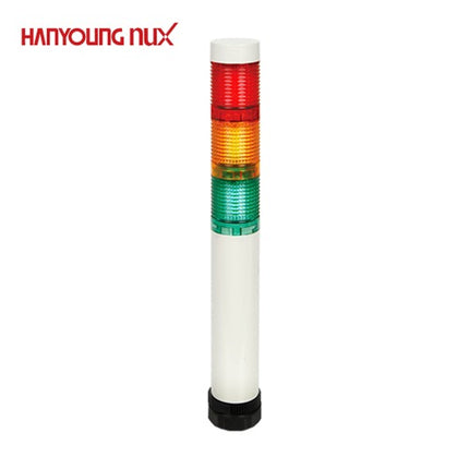 HANYOUNG Signal Tower Light, Steady Only, 3-Tier STE025-D513S