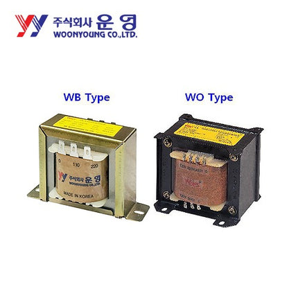 WOONYOUNG Transformer, Single-Phase, Double-Wound (Pack of 50) WYSH-2603