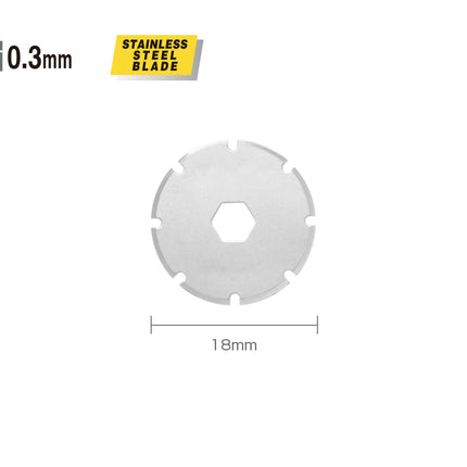 OLFA Rotary Cutter Blade 18mm PRB18-2